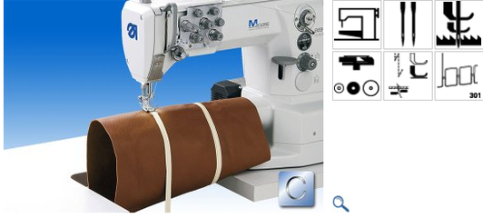 869-280122M-TYPE 869 經典型銀裝版 – 帶自動剪線、自動抬壓腳和倒回針等基本自動功能